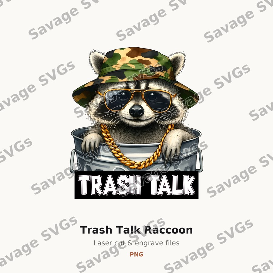 Trash Talk Raccoon
