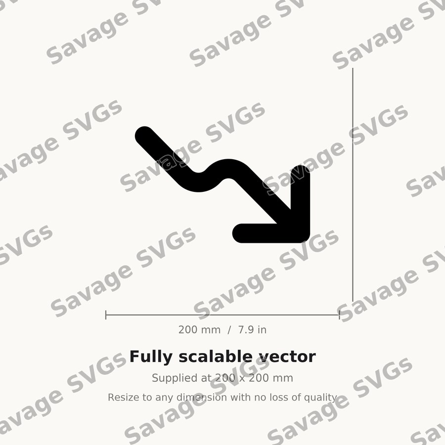 Trending Down Arrow