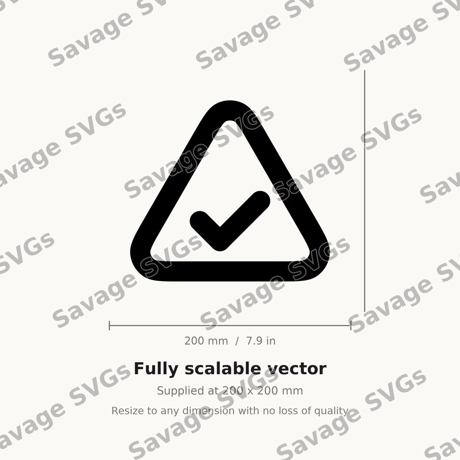 Triangle Check Mark