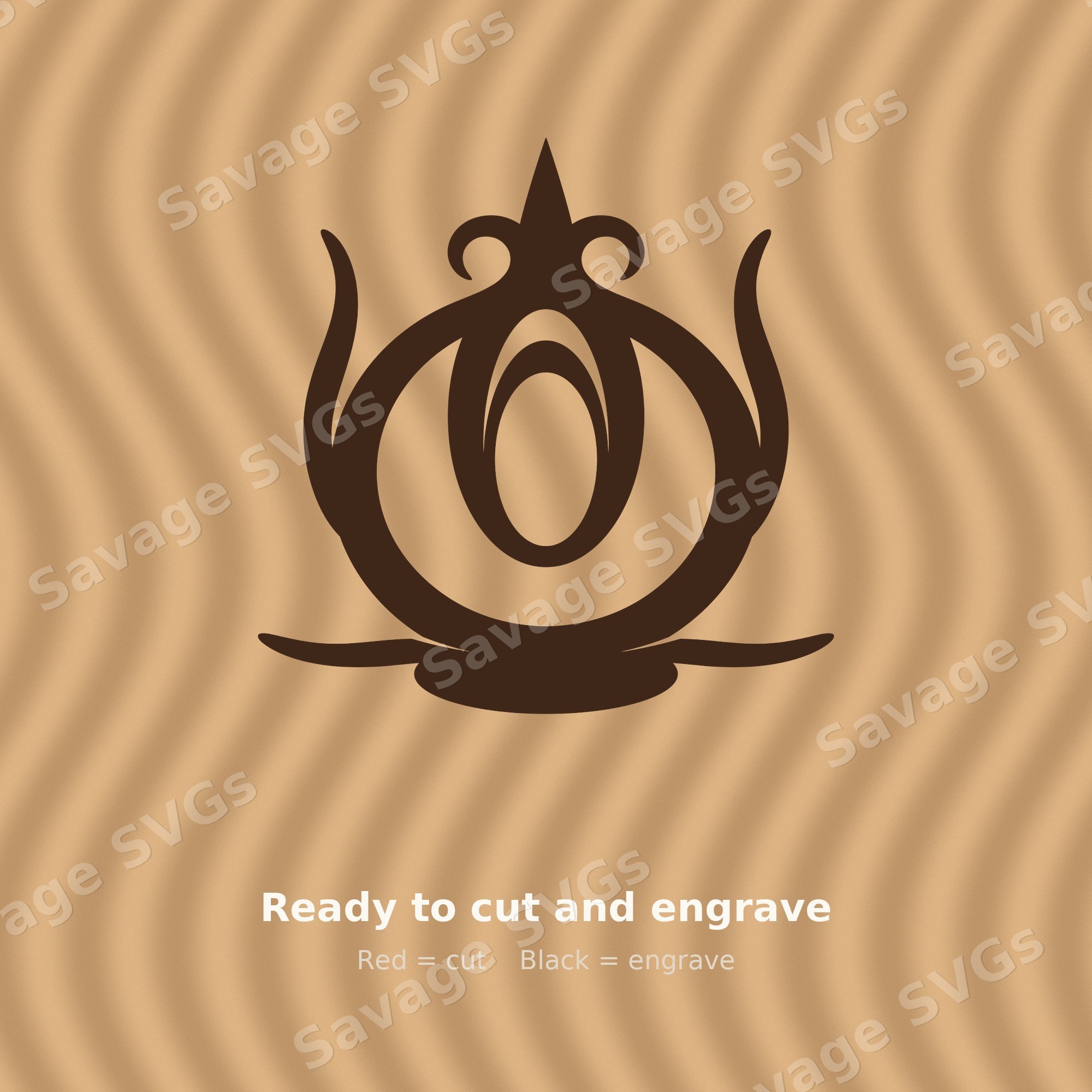 Tribal Emblem Ornament