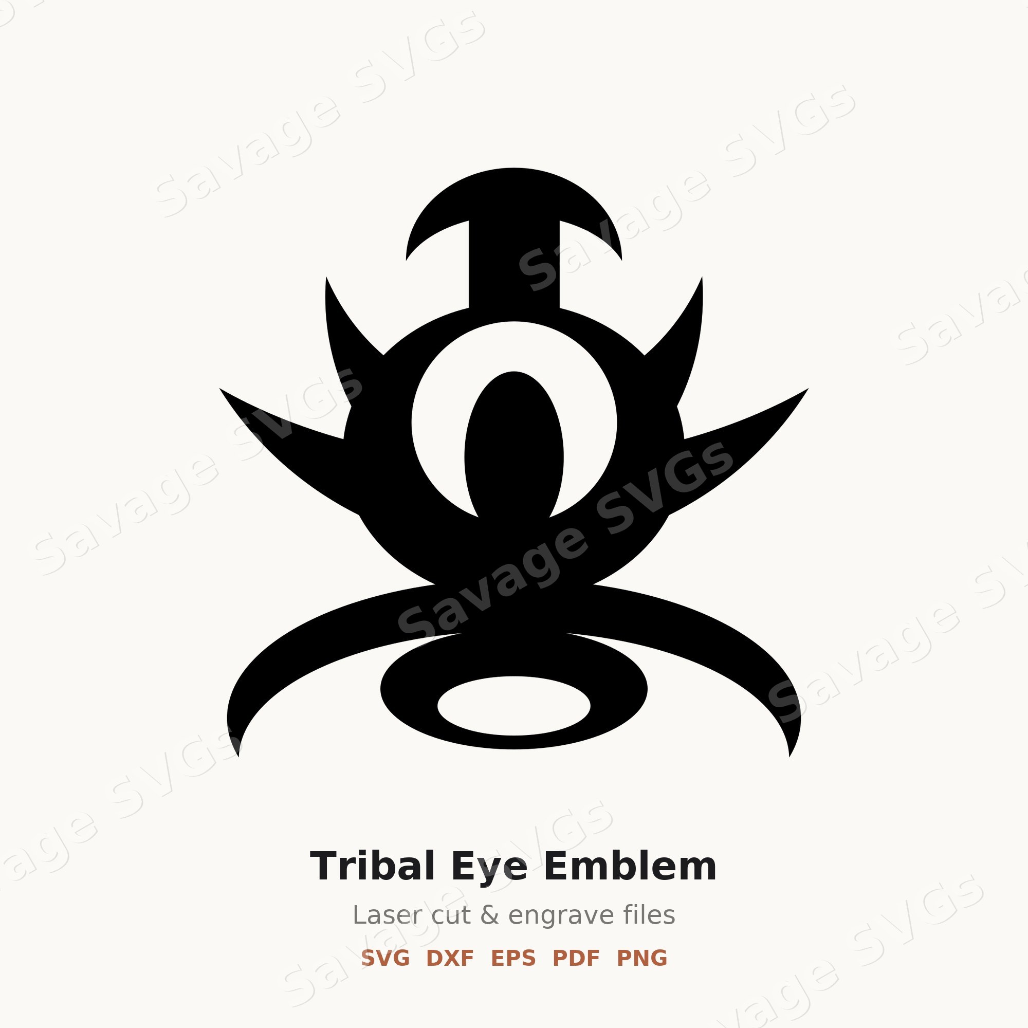 Tribal Eye Emblem