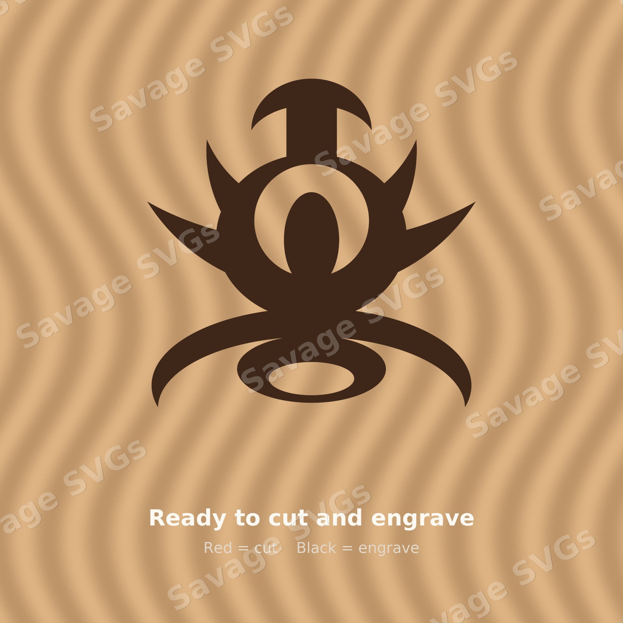 Tribal Eye Emblem