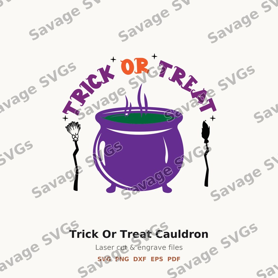 Trick Or Treat Cauldron