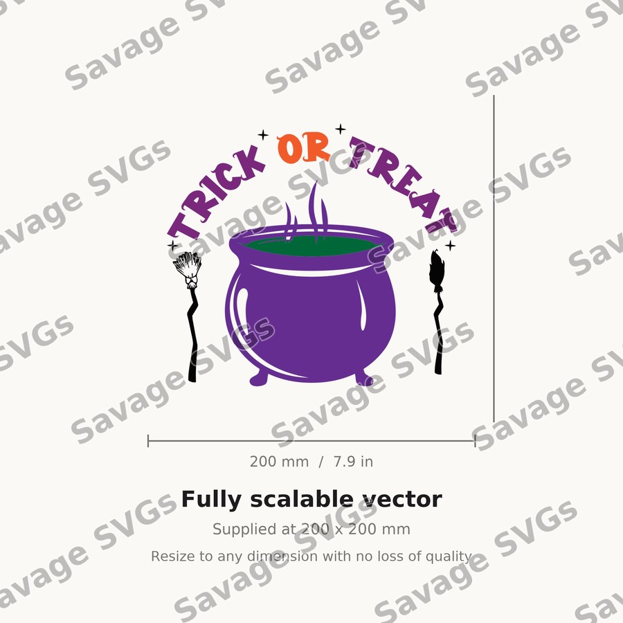 Trick Or Treat Cauldron