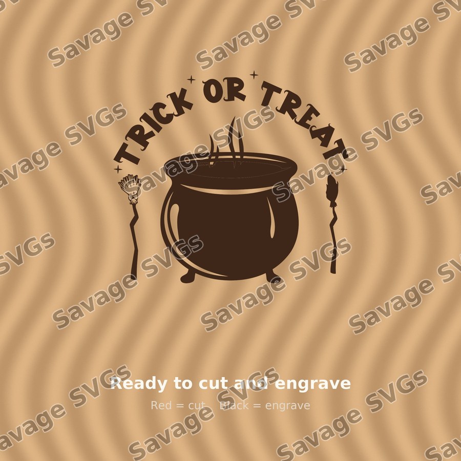 Trick Or Treat Cauldron
