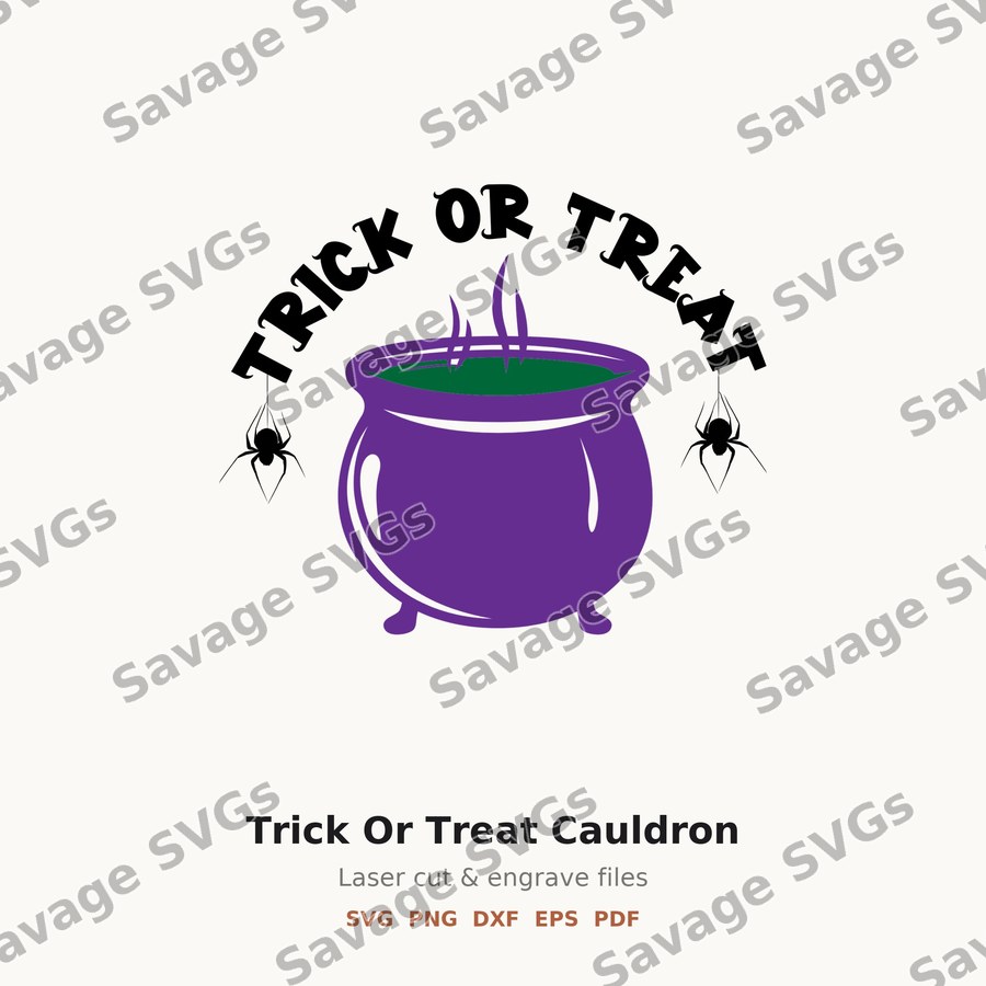 Trick Or Treat Cauldron