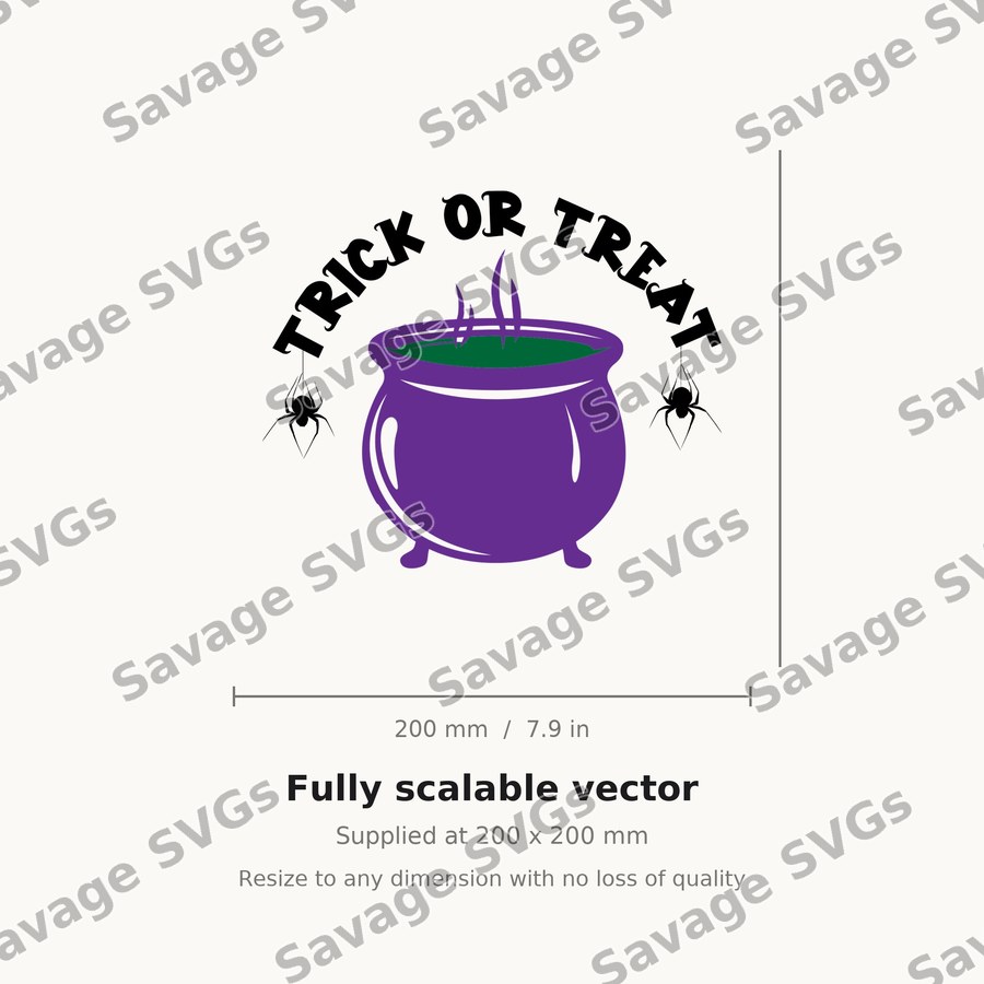 Trick Or Treat Cauldron