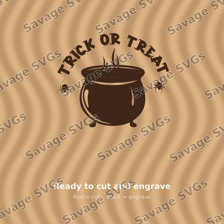 Trick Or Treat Cauldron