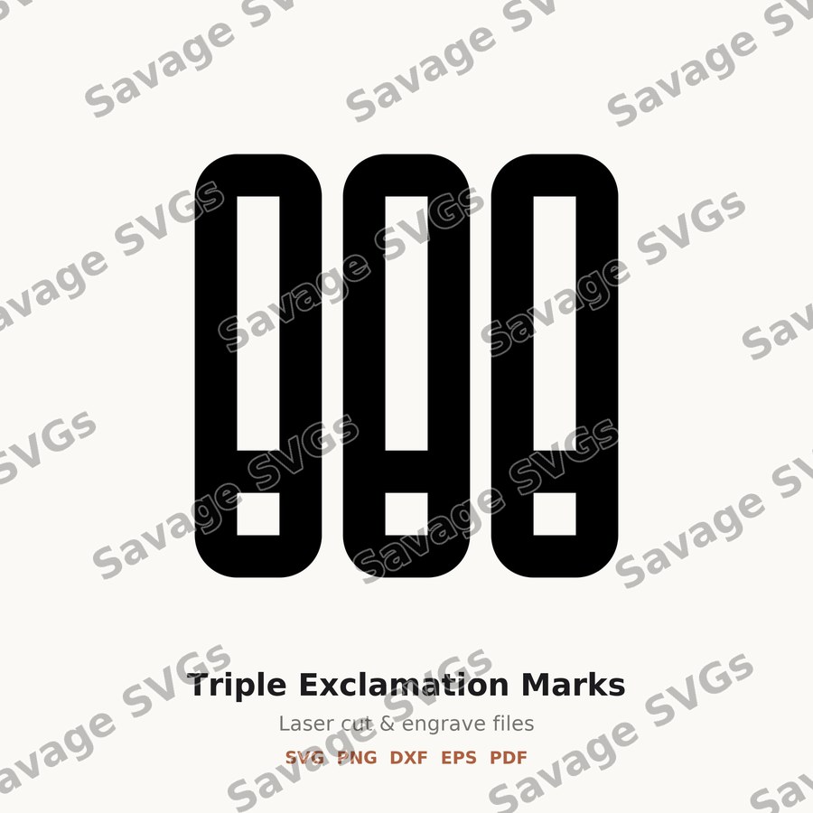 Triple Exclamation Marks