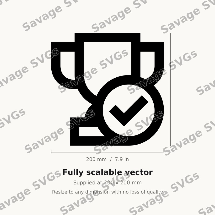Trophy Check Mark