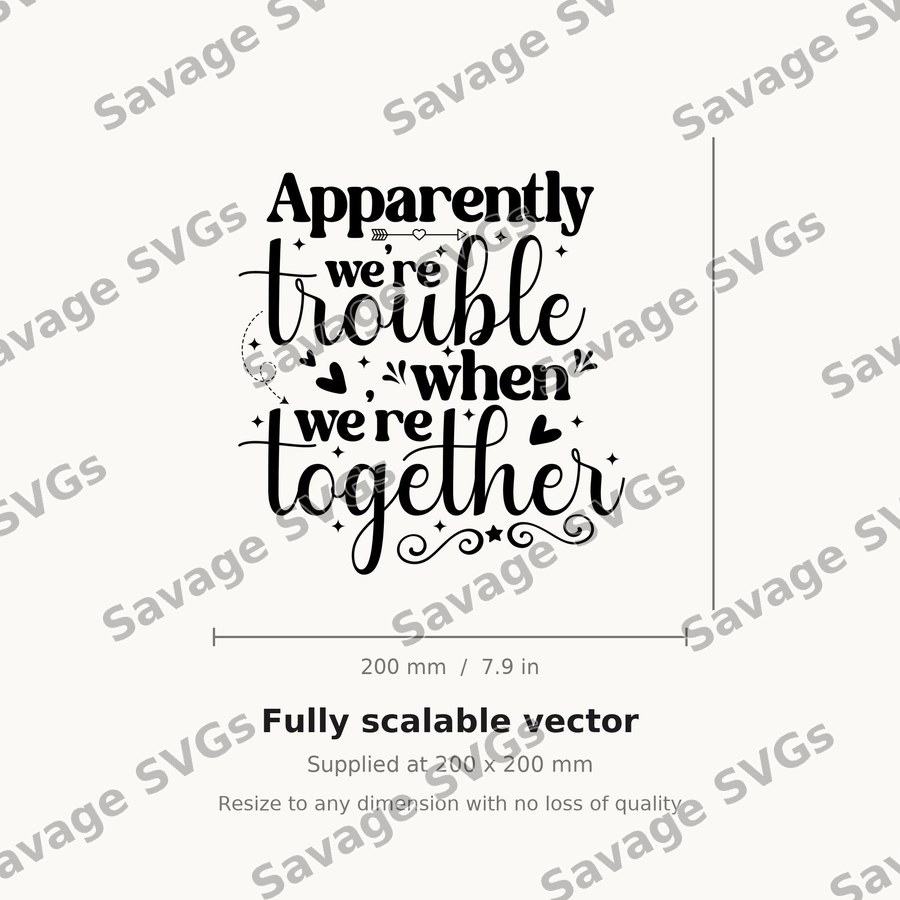 Trouble Together Quote