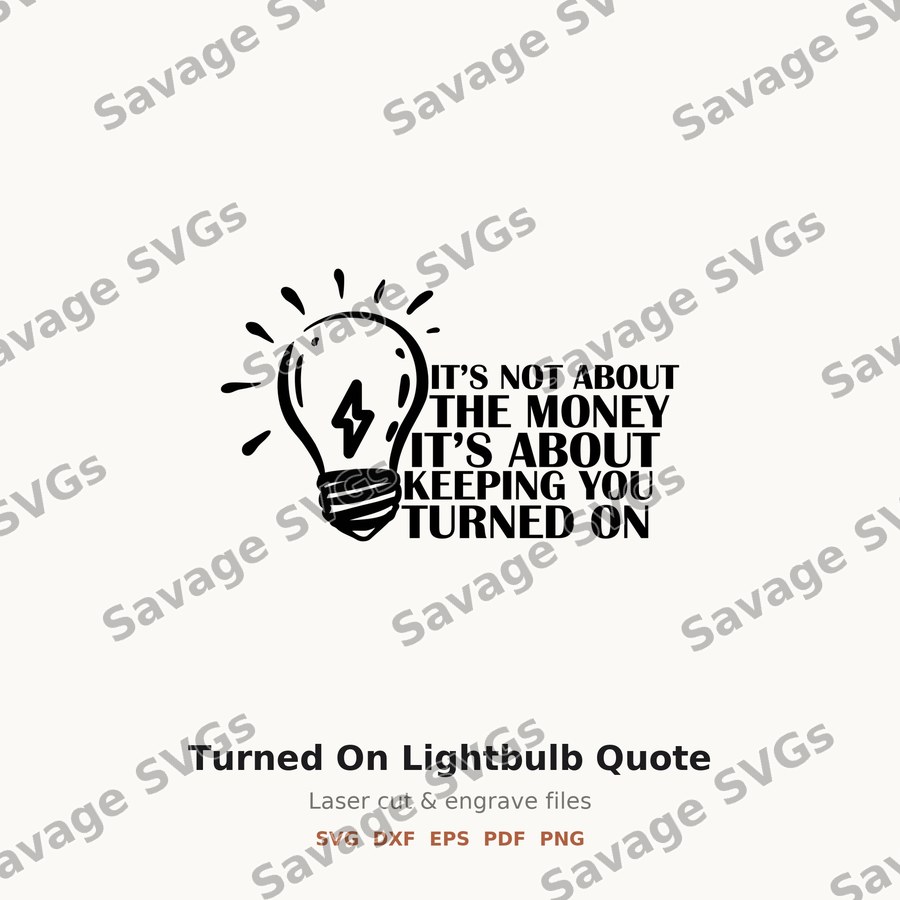 Turned On Lightbulb Quote