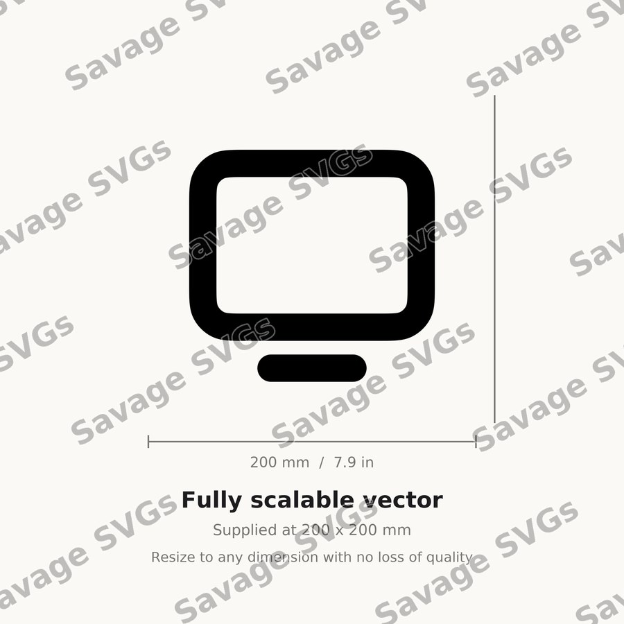 TV Monitor Icon