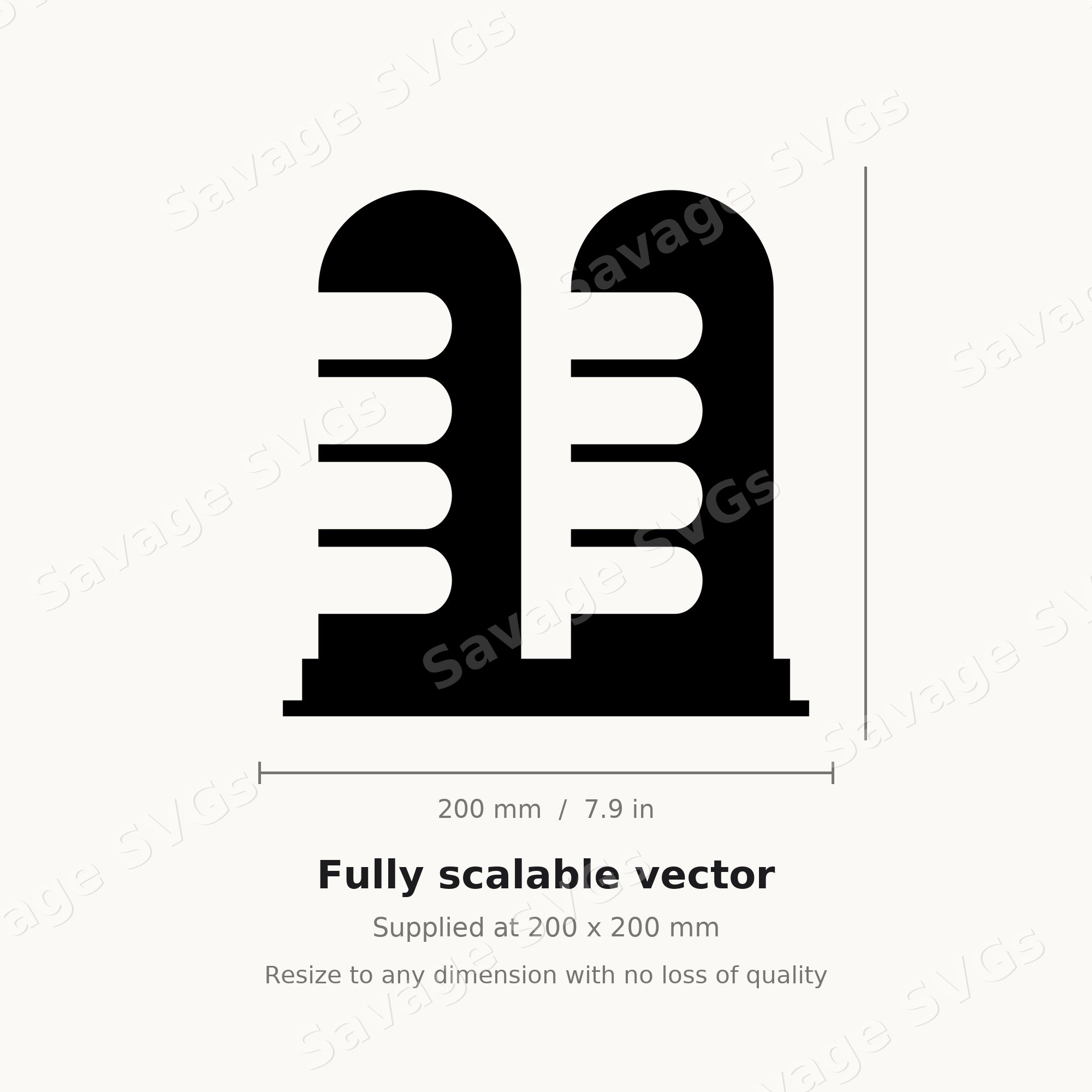 Twin Pillars Icon