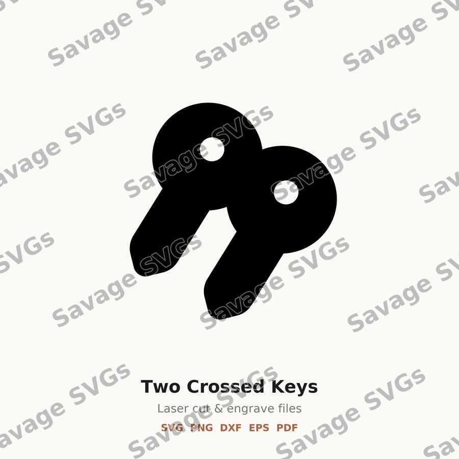 Two Crossed Keys