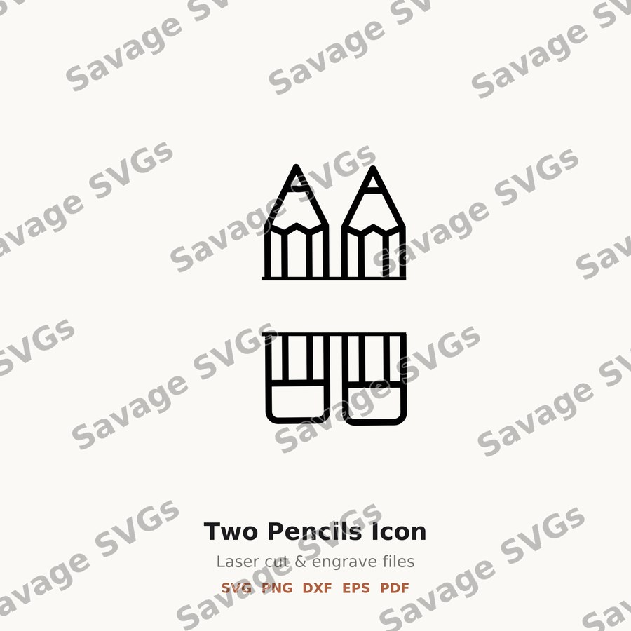 Two Pencils Icon