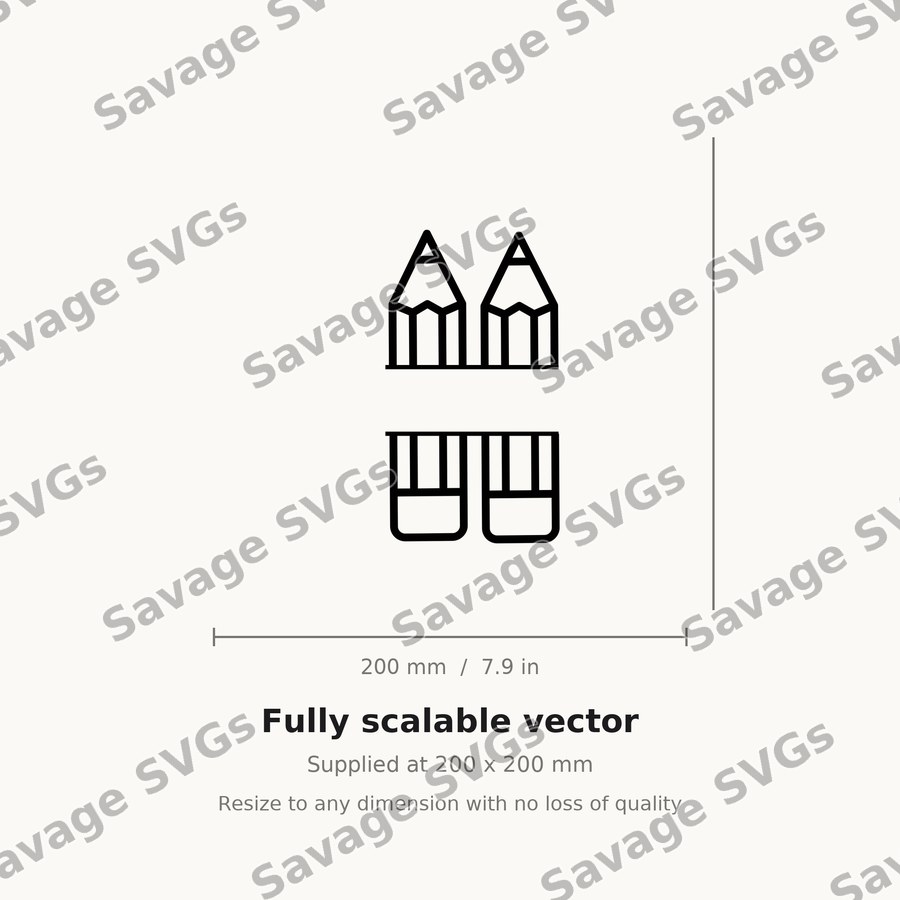 Two Pencils Icon