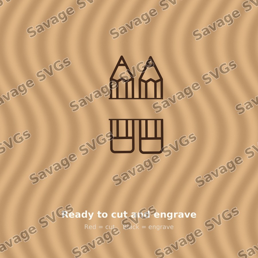 Two Pencils Icon