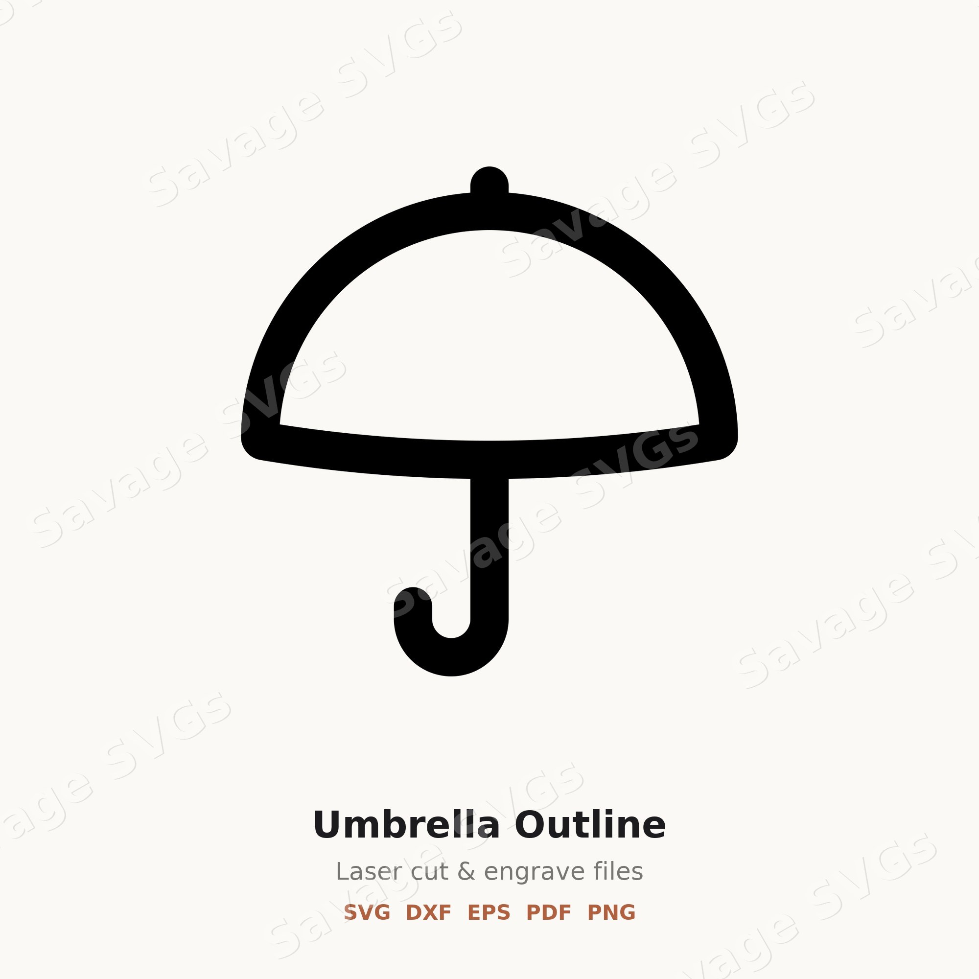 Umbrella Outline