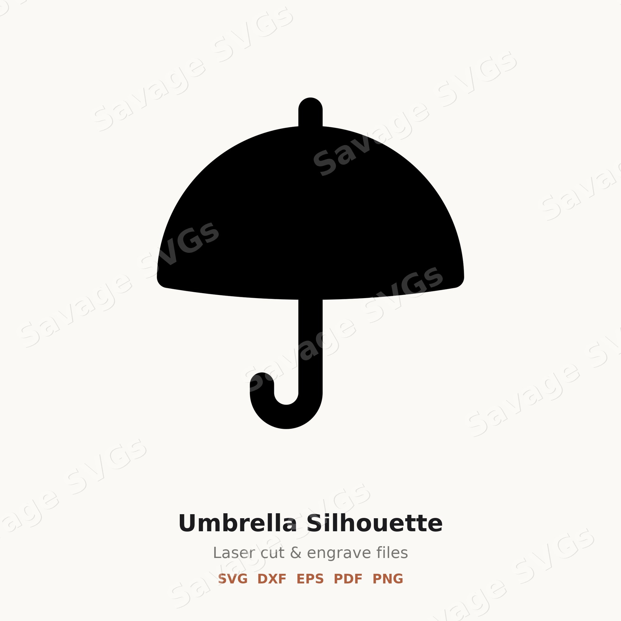 Umbrella Silhouette