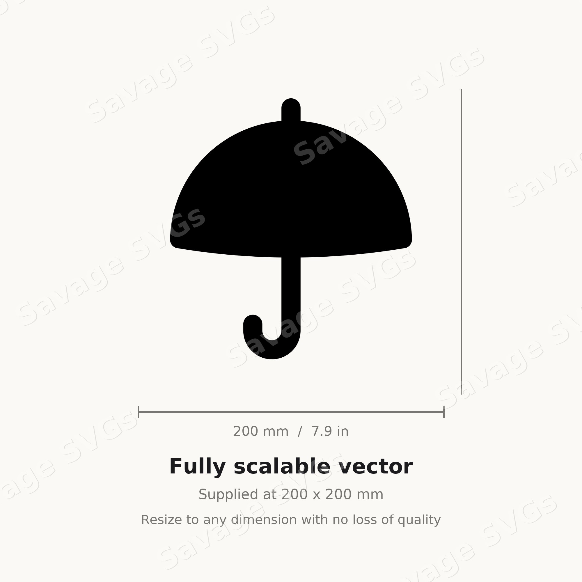 Umbrella Silhouette