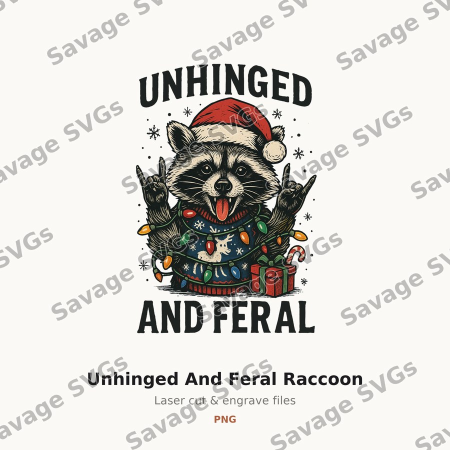 Unhinged And Feral Raccoon