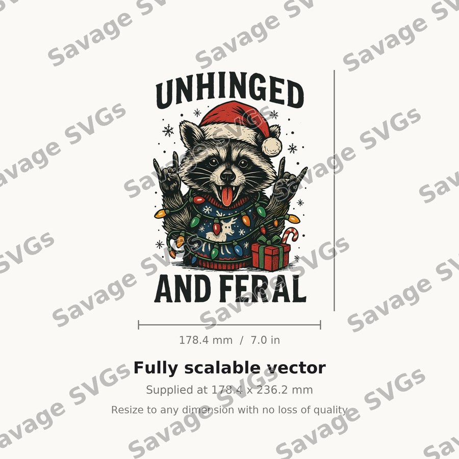 Unhinged And Feral Raccoon