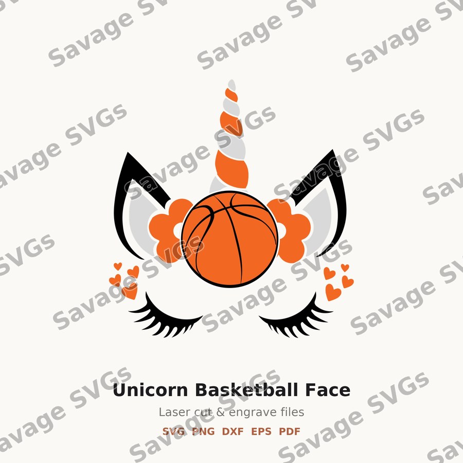 Unicorn Basketball Face