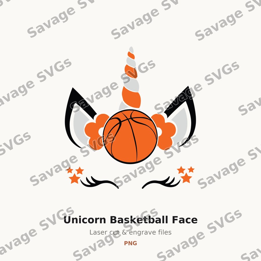 Unicorn Basketball Face