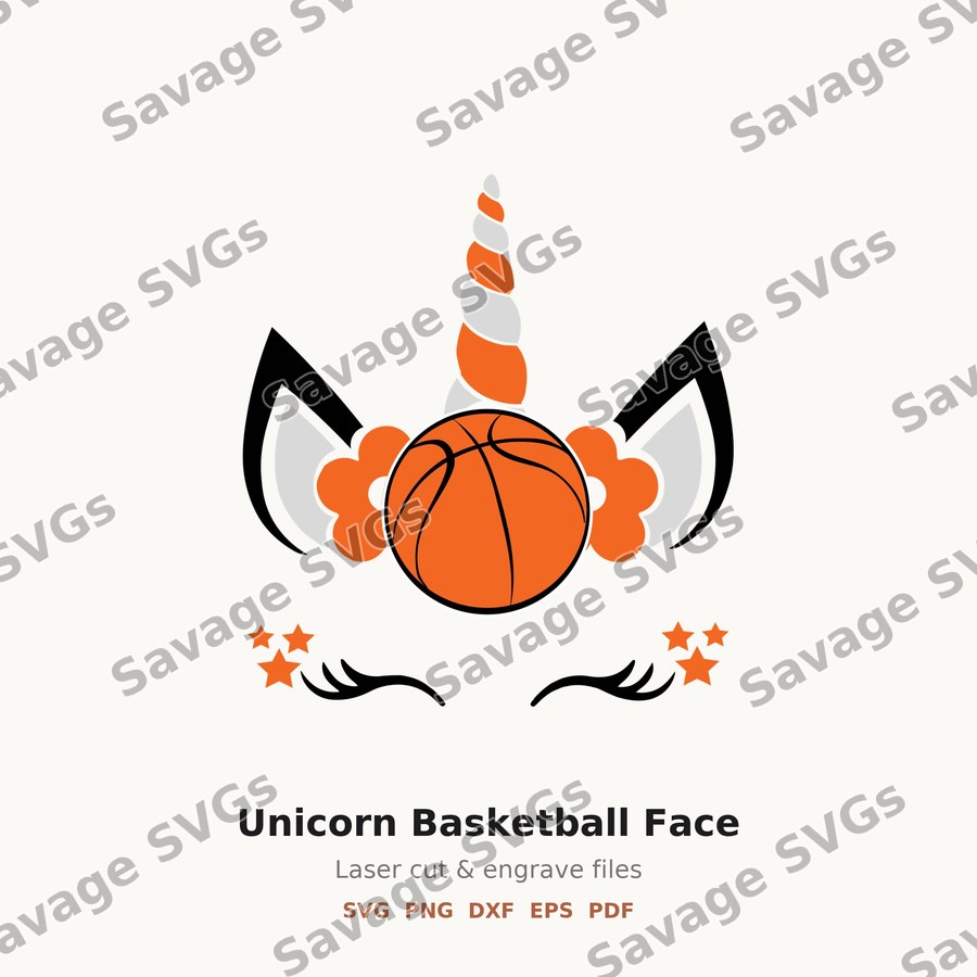 Unicorn Basketball Face