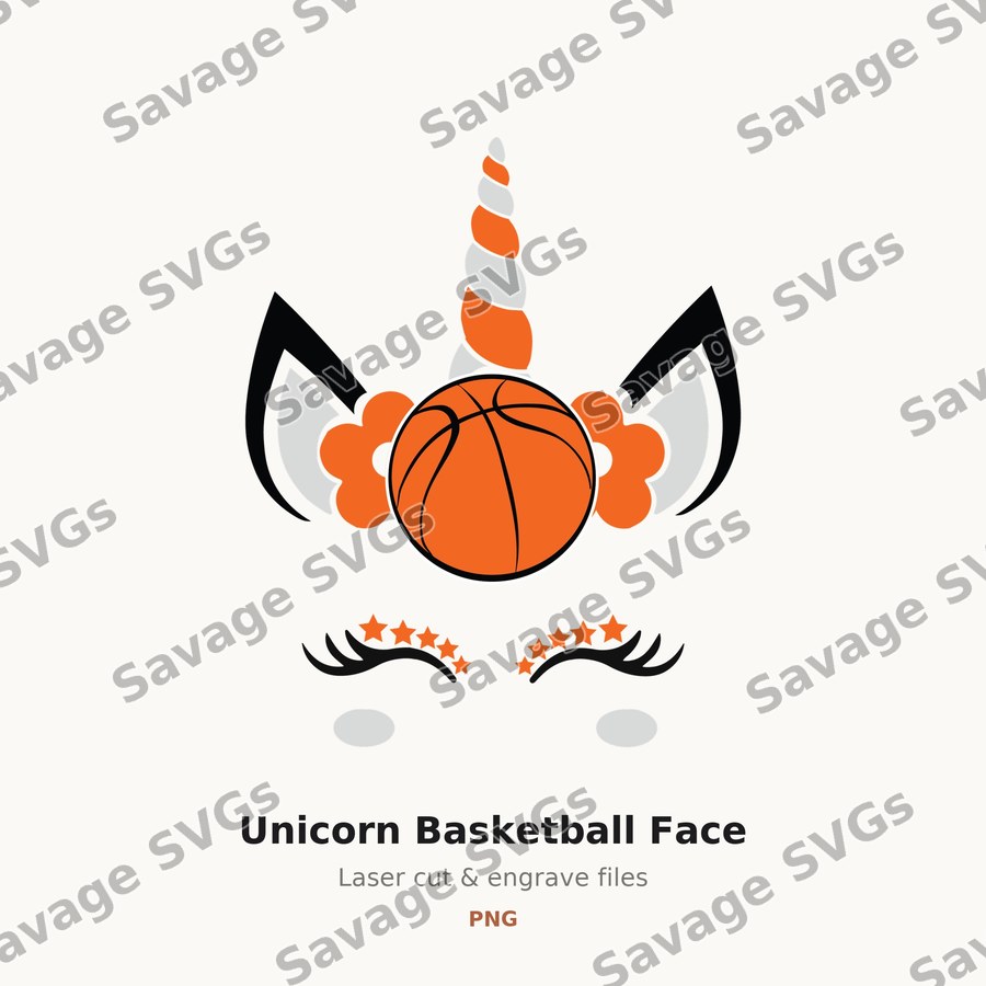 Unicorn Basketball Face