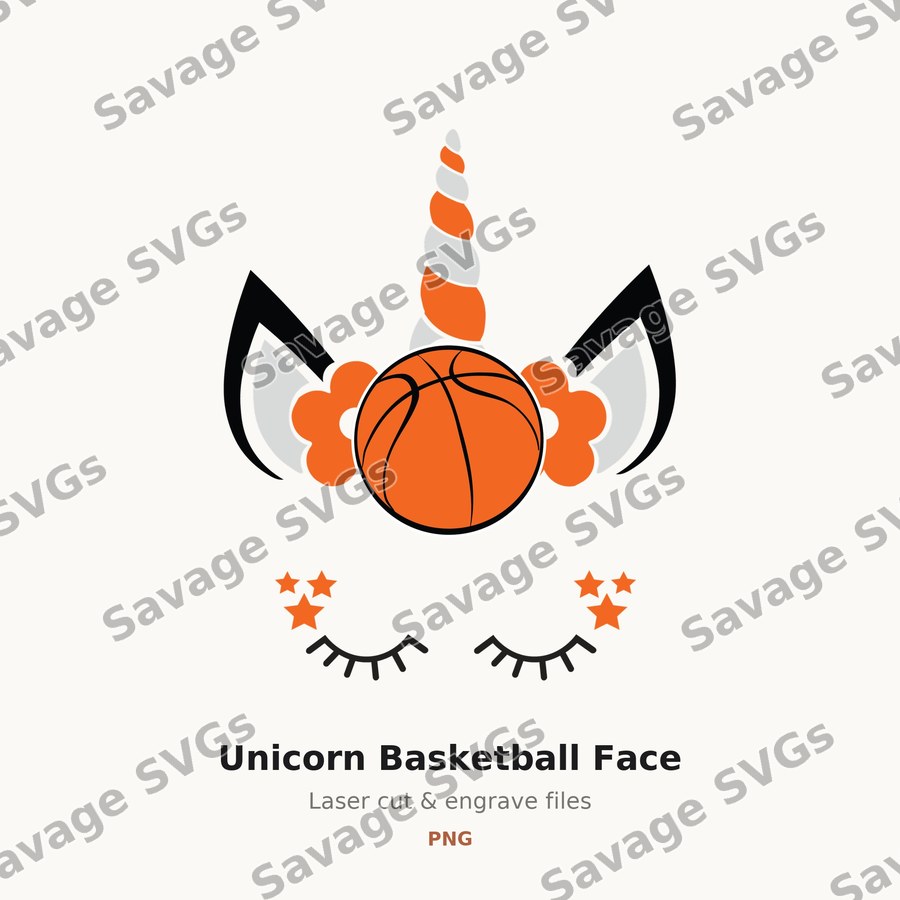 Unicorn Basketball Face