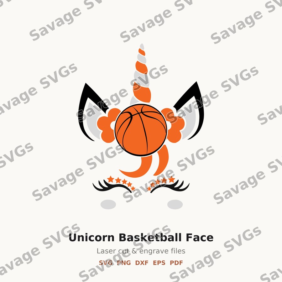 Unicorn Basketball Face