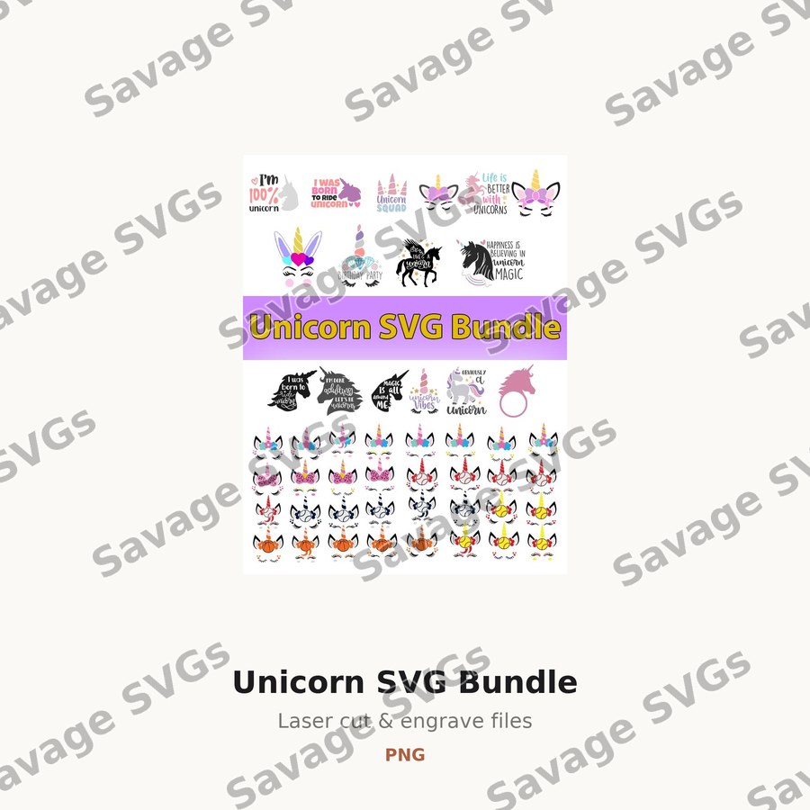 Unicorn SVG Bundle