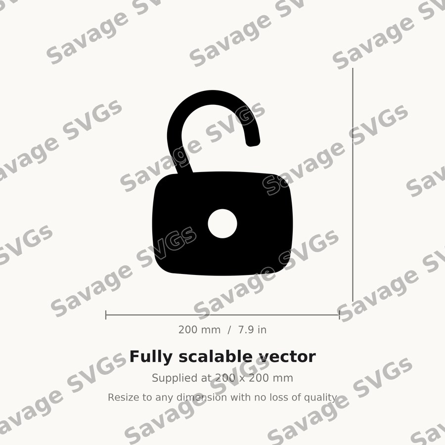 Open Padlock