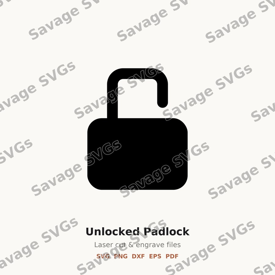 Unlocked Padlock