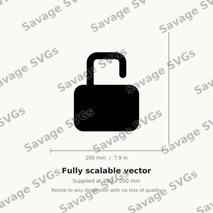 Unlocked Padlock