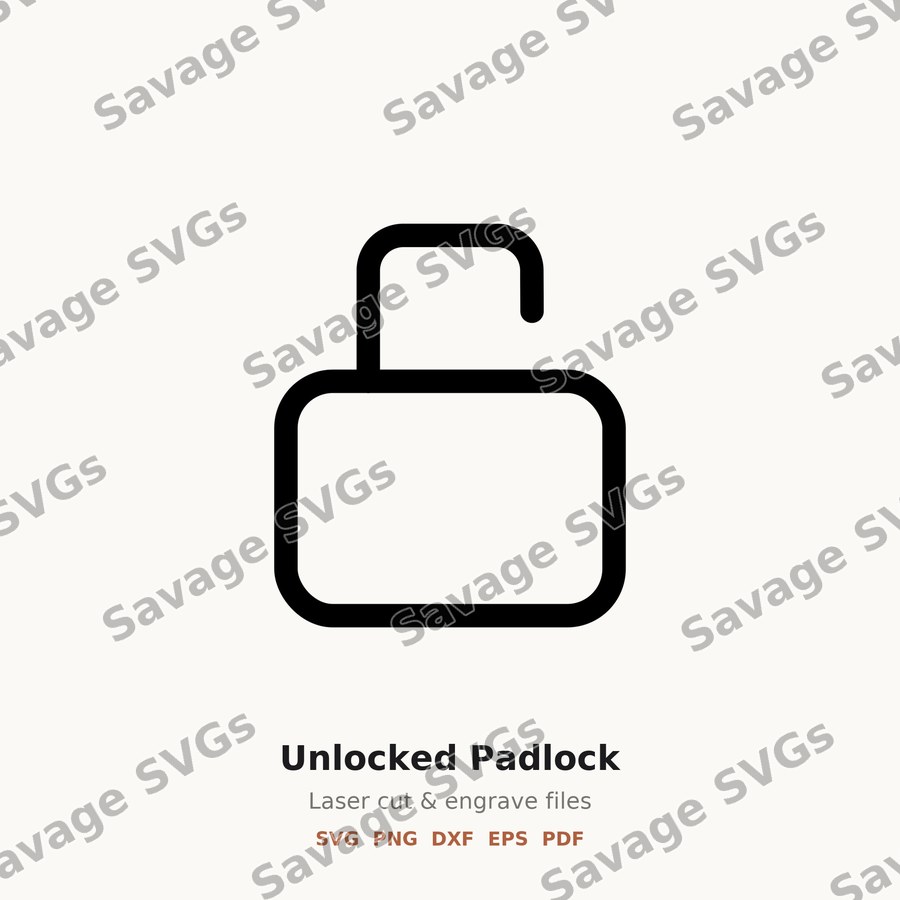 Unlocked Padlock
