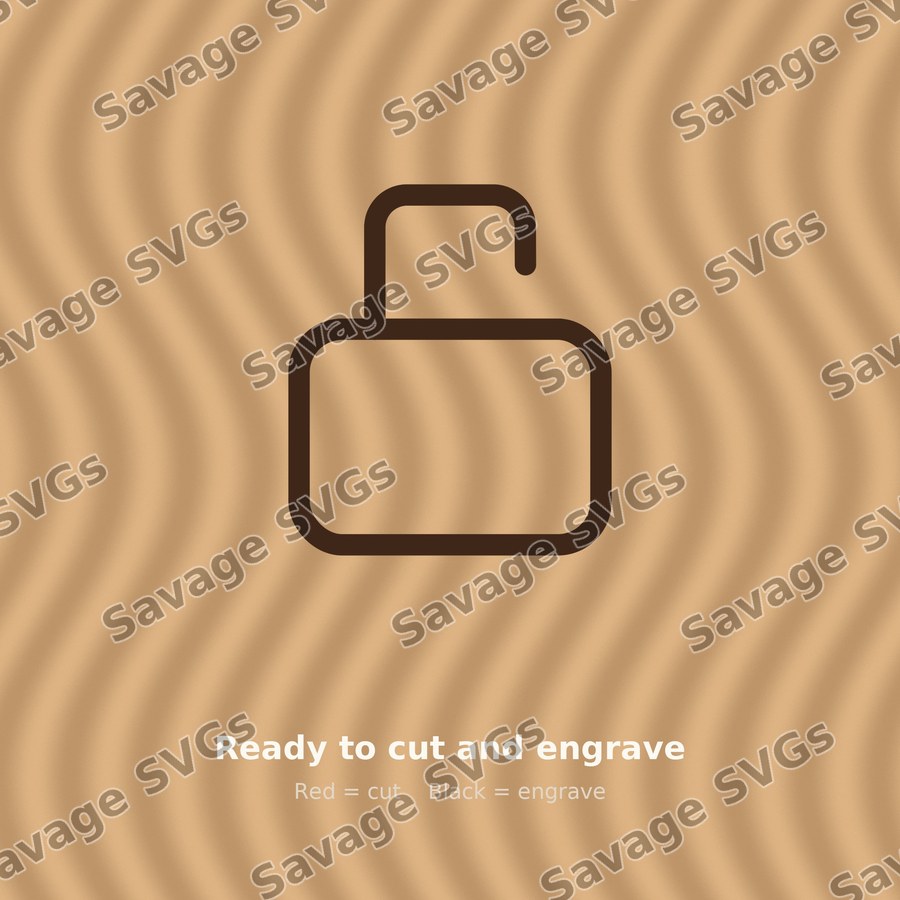 Unlocked Padlock