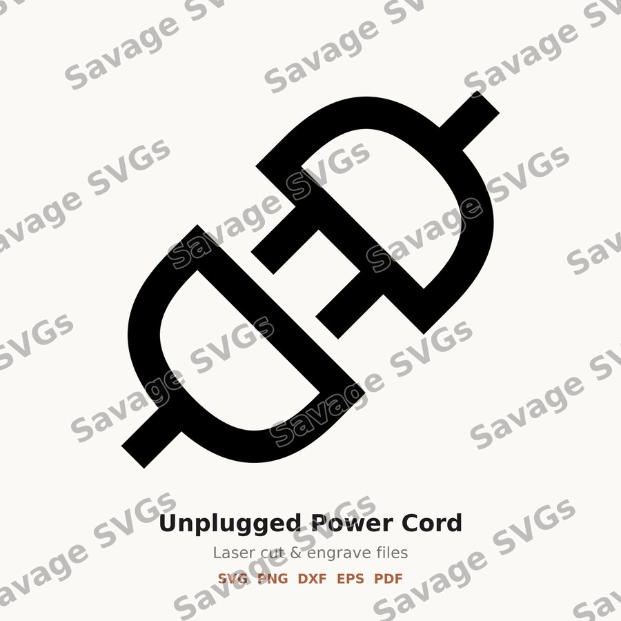 Unplugged Power Cord