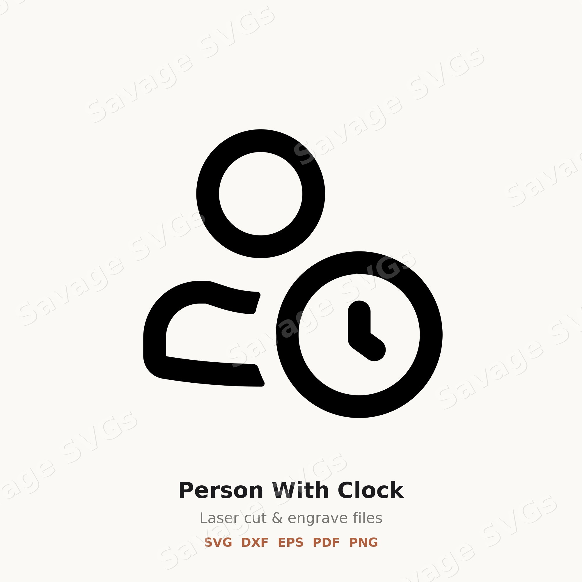 Person With Clock
