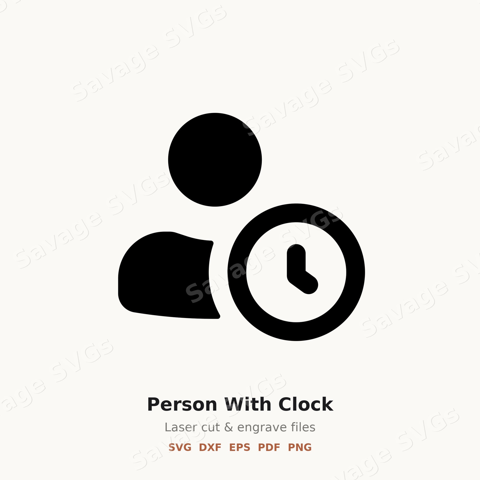 Person With Clock