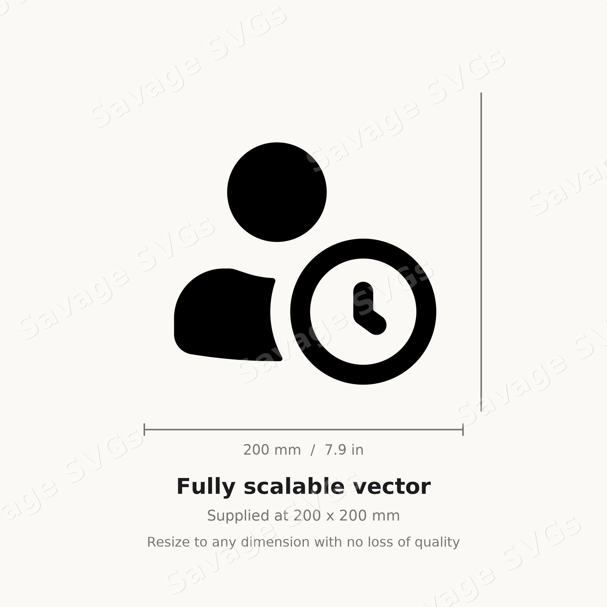 Person With Clock