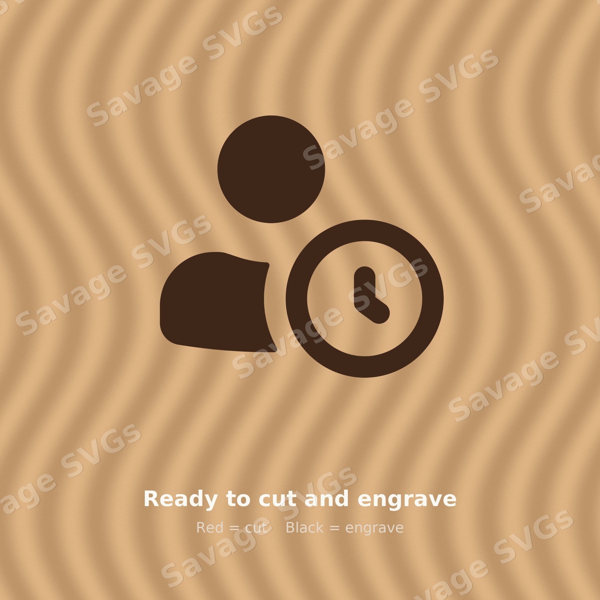 Person With Clock