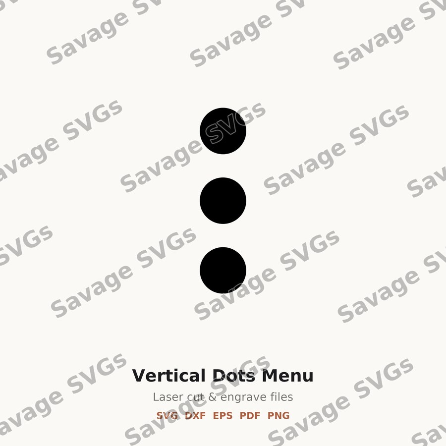 Vertical Dots Menu