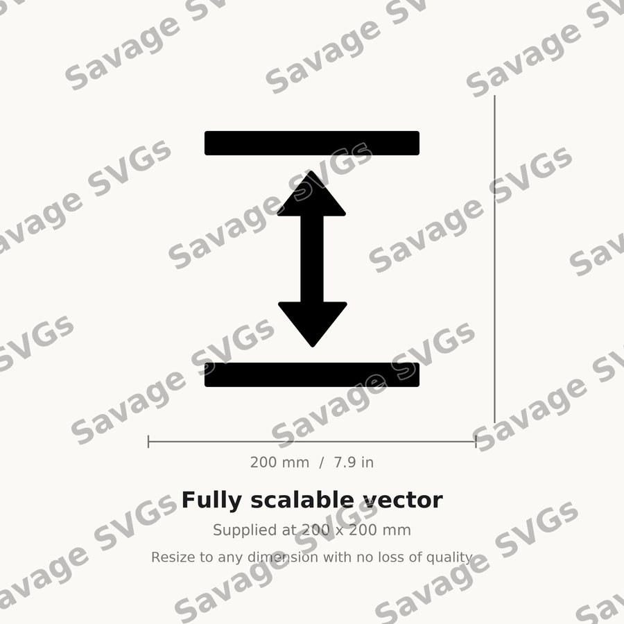 Vertical Resize Arrow