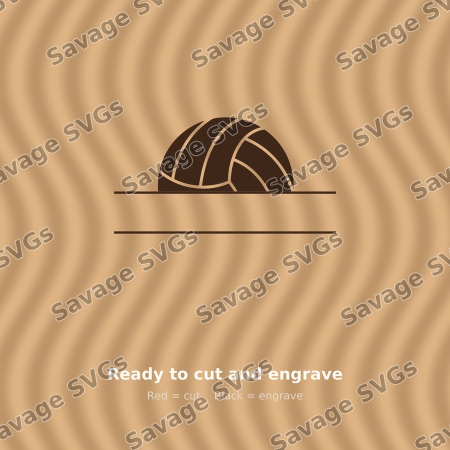 Volleyball Text Space Black 01