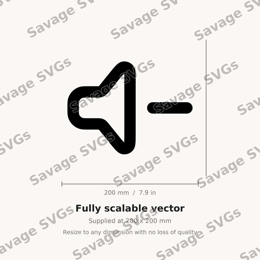 Volume Down Icon
