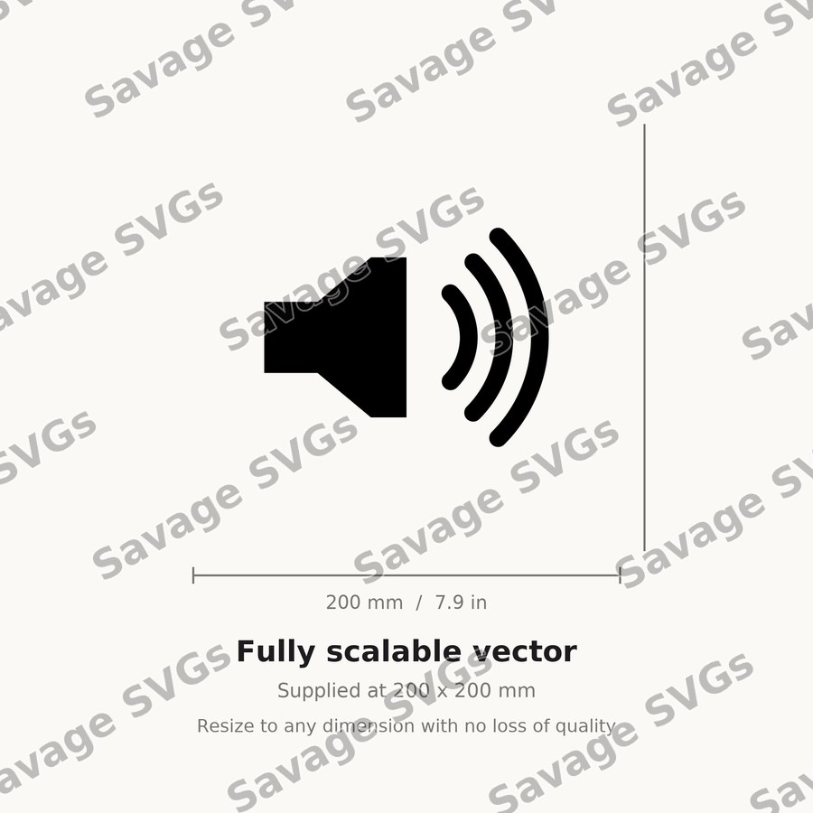 Volume Speaker Icon