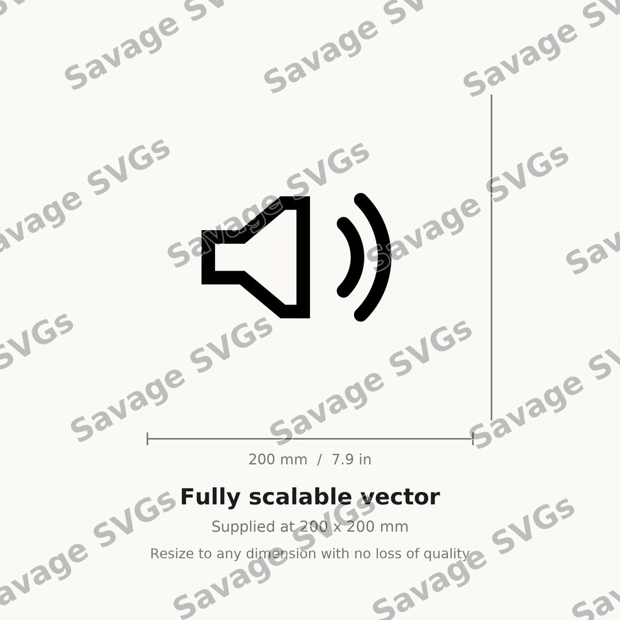 Volume Speaker Icon